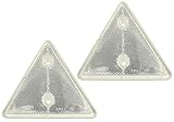 Los catadióptricos triangulares reflejan fuertemente la luz, gracias a los numerosos hexágonos, lo que garantiza la seguridad del conductor y reduce los accidentes. Por su seguridad, mantenga los reflectores limpios para que puedan verse en la oscuridad. Aplicación: taller de reparación de automóviles, talleres mecánicos y de mantenimiento, bricolaje doméstico e industrial