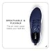 Nautica Men's Running Sneakers Sport Lace-Up Athletic Shoes for Gym Tennis – Cushioned, Breathable, Lightweight & Comfortable-Gareth-Navy, Size 11