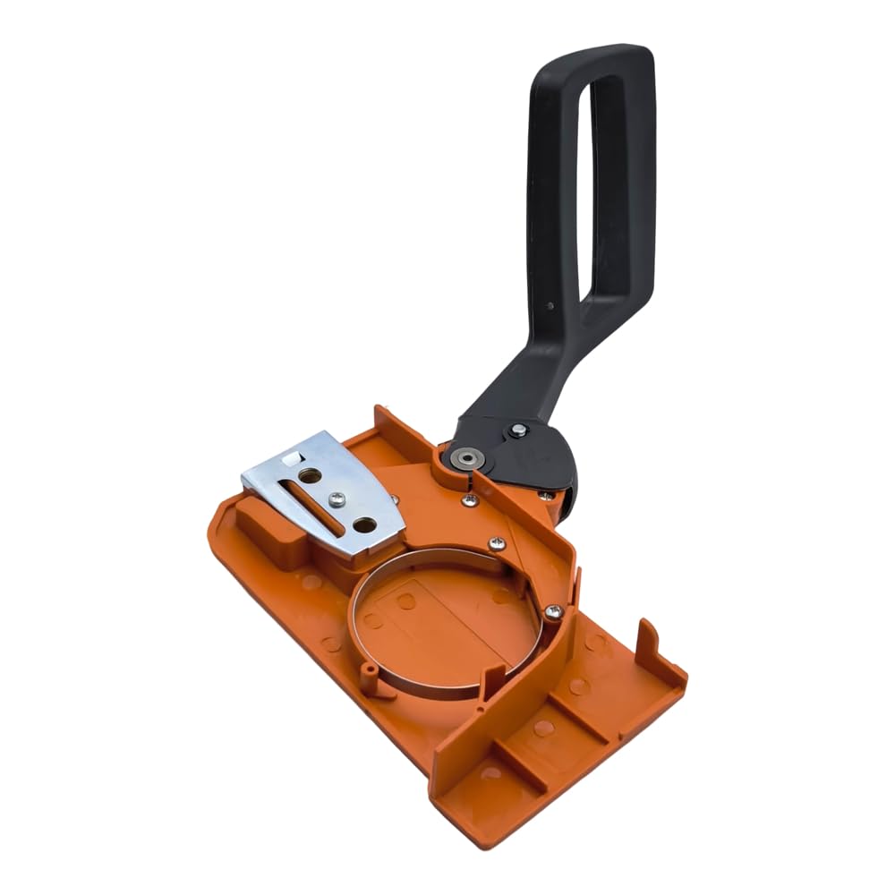 Kit de Bomba de Aceite con manija de Freno de Cadena, Cubierta Lateral de Tambor de Embrague for Motosierra Rancher Husqvar 50 51 55 con Placa de Barra de Sellos de Aceite de rodamiento