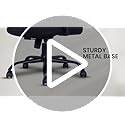 Image of beAAtho Verona Mesh Mid-Back Ergonomic Desk Office Chair with Tilting Mechanism, Comfortable Seat, and Revolving Heavy Duty Metal Base | Ideal for Work from Home & Study (Black)