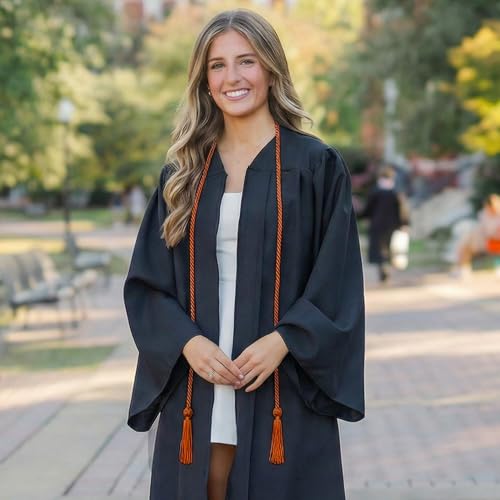 Image of GraduationMall Graduation Honor Cord 68 inch Dark Orange