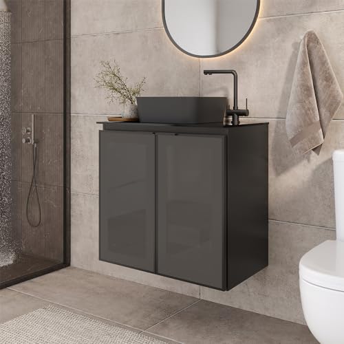Amazon.com: COZIMAX Umbu Combo Black Steel Bathroom Vanity