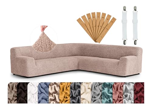PAULATO BY GA.I.CO. Stretch Corner Sectional Sofa Slipcover