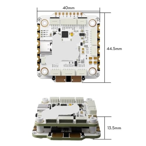 Contrôleur de vol F722 Pro V2 précis et performant pour drones de course FPV