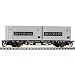 Produktbild Piko TT 47725 TT Containertragwagen 2x20 Deutrans der DR 2 x 20´ Deutrans der DR