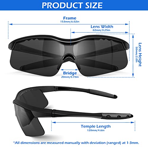 Image of OXG 12 Pack Safety Glasses, ANSI Z87.1 Protective Eyewear for Men Women