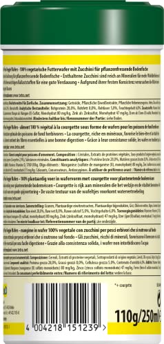 Welsfutter Tetra Pleco Veggie Wafers für pflanzenfressende Fische