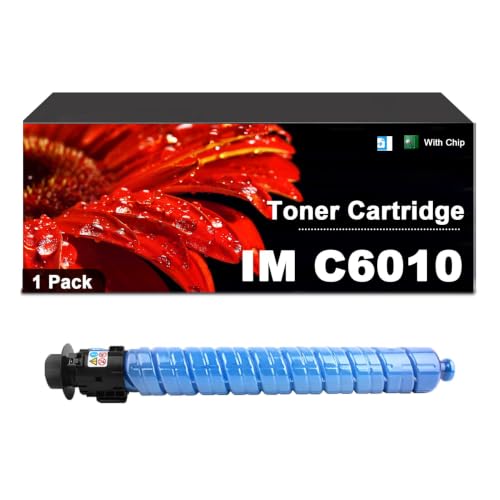 Toner IM C6010 cyan compatible pour remplacer la cartouche 842530 sans interruption