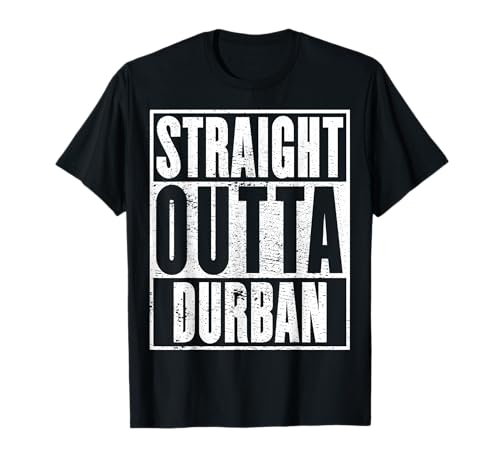 Durban Beach, Straight Outta Durban Men Women Kids T-Shirt