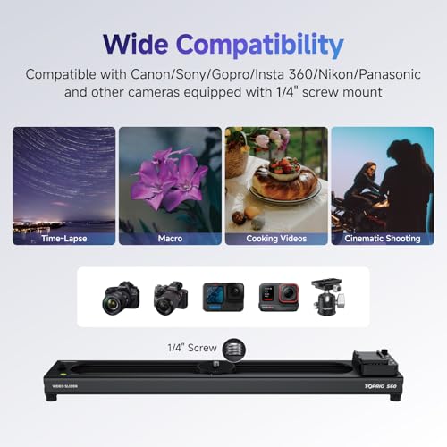 Professional Camera Slider Motorized
