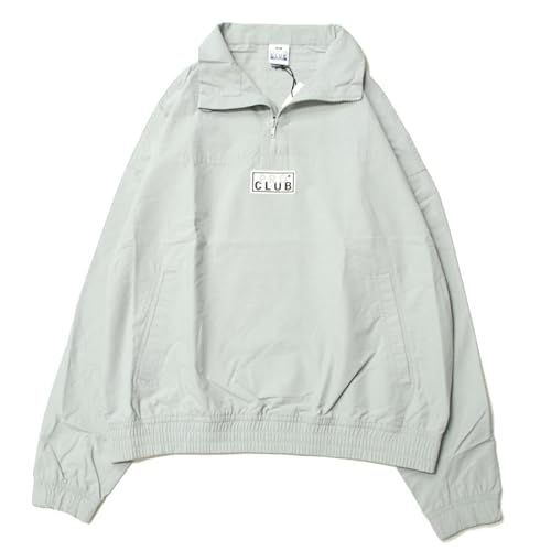[�v�� �N���u] COMFORT COTTON/NYLON HALF ZIP TRACK JACKET GRAY/�O���[ �i�C���� �n�[�t�W�b�v �g���b�N �W���P�b�g (L)
