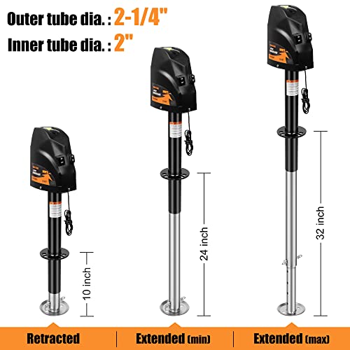 Beetro BE0101B 4000 Lbs Electric Trailer Jack, Power Tongue Jack For A-Frame Travel, Cargo, And Utility Trailers Or 5Th Wheel Rvs thumb #2