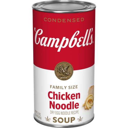 Image of Campbell's Condensed Chicken Noodle Soup Dry Egg Noodle Recipe, 22.4 oz Family Size