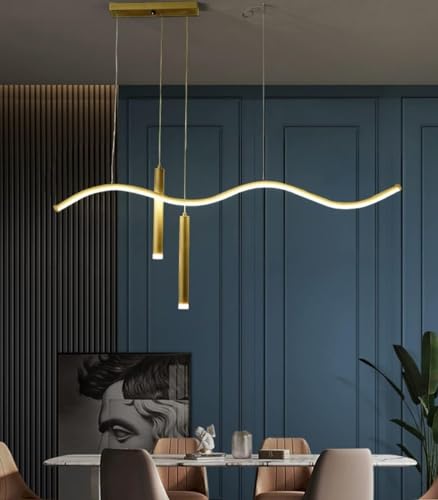 Lustre design avec télécommande pour illuminer vos dîners en famille