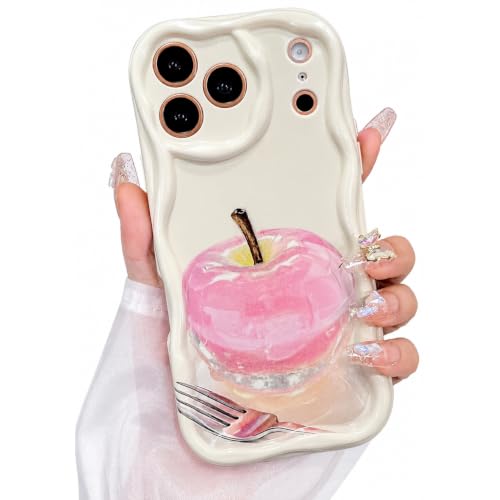 Image of VONZEE Cute Pink Transparent Back Cover for iPhone 17 Pro Max| Clear Shockproof TPU Protective Case | Slim Anti-Yellowing Crystal Clear Phone Cover for Girls and Women