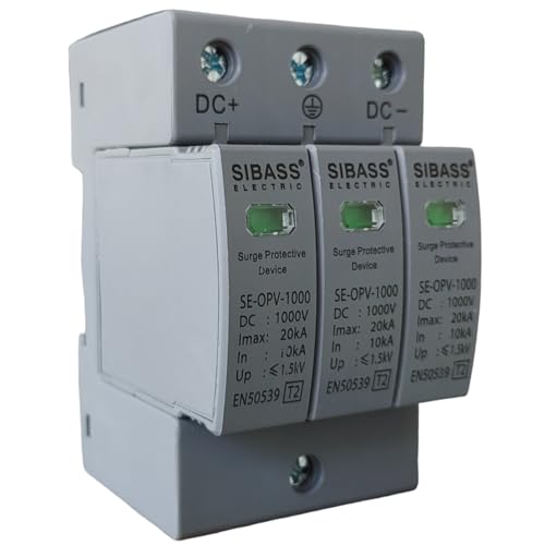 Image of Kenbrook Solar Sibass DC SPD 1000V 3 Pole Surge Protection Device (1000V 3 Pole)