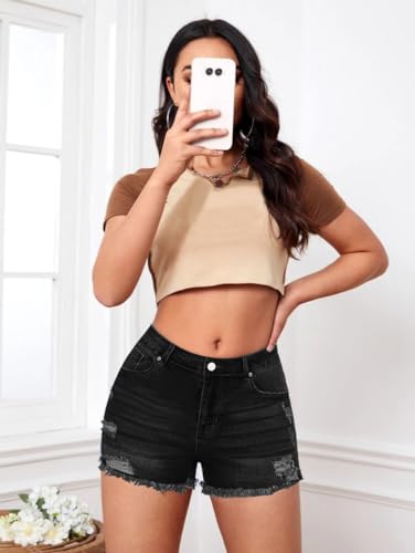 Short en jean confortable stretch contre la rigidité - 2