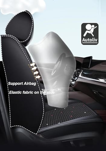 Ensemble housse de siège de voiture en cuir Opel Insignia - Accessoire auto café