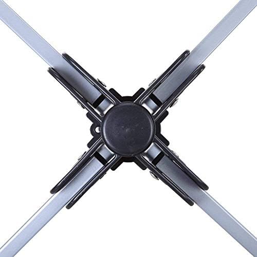 Bargains Hut Heavy Duty 4 Arm Rotary Airer Outdoor Garden Folding Clothes Washing Line Dryer Spike & Cover (60m 4 Arm Rotary Airer)