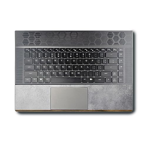 Image of MightySkins Skin Compatible with Alienware X16 R1 (2023) Full Wrap Kit - Concrete Wood | Protective, Durable, and Unique Vinyl Decal wrap Cover | Easy to Apply & Change Styles | Made in The USA