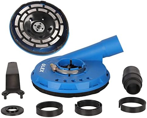 GLEX Power Surface Grinding Dust Shroud for Angle Grinder 115mm / 125mm 4/4.5/5 inch Universal Surface Grinding Shroud (125MM)