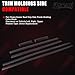Roof Drip Side Finish Trim Molding Left & Right Side Compatible with Toyota Vehicle Highlander & Highlander Hybrid 2008 2009 2010 2011 2012 2013 Replaces# 75555-48061 75555-48060