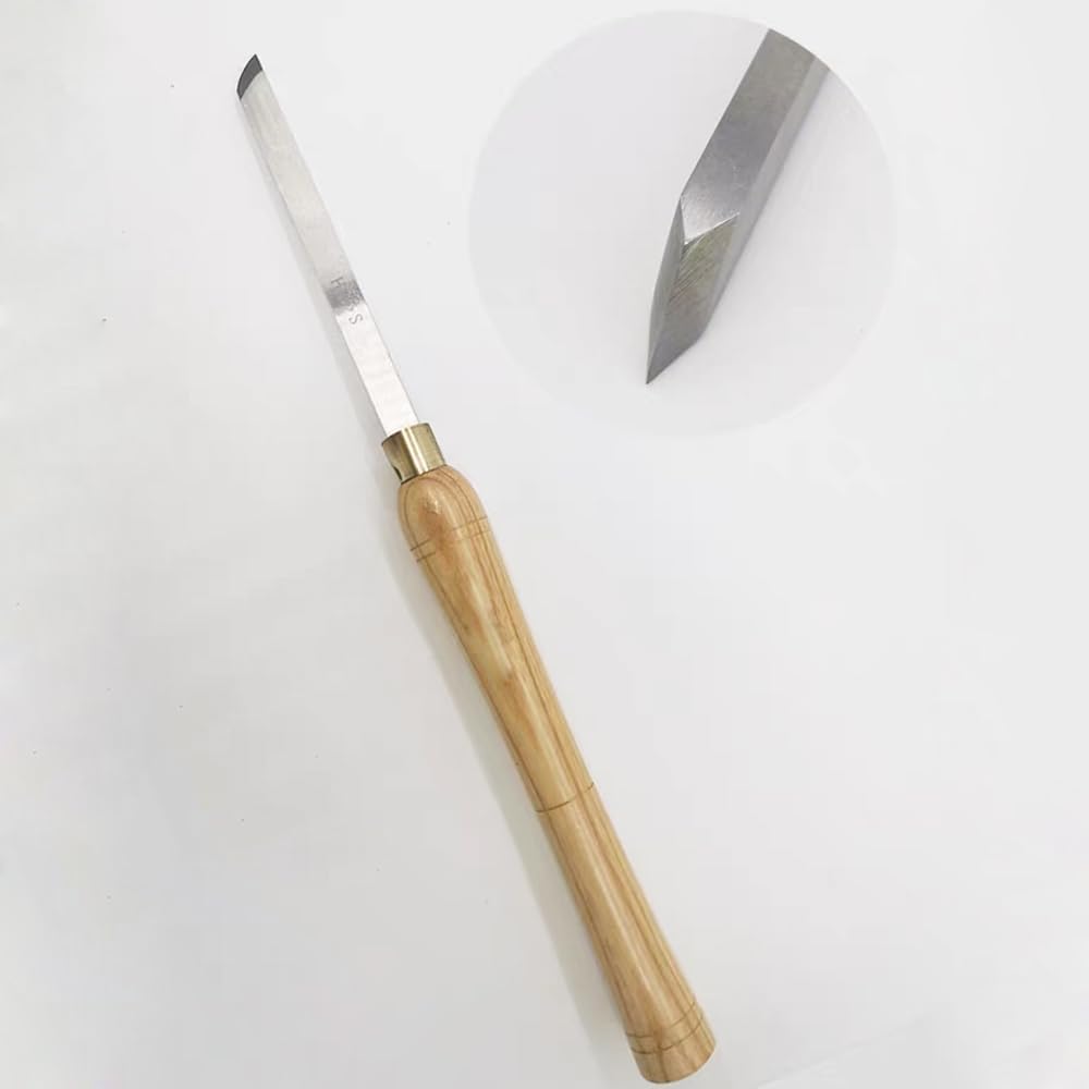HSS Negative Rake Scraper Woodturning Chisel (12 mm)