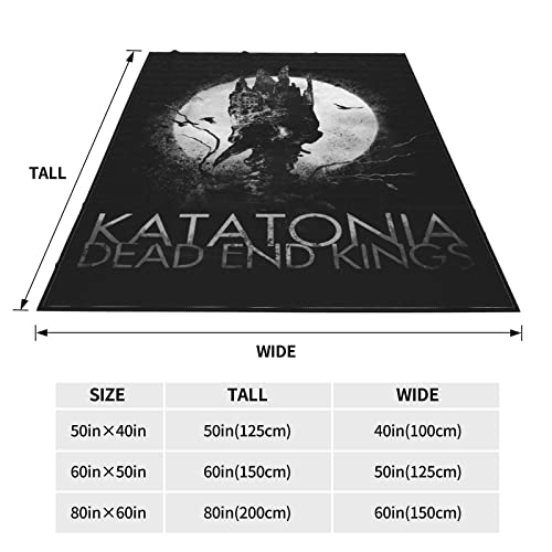 Katatonia Dead End Kings Blanket Super Soft Flannel Plush Fluffy Light Warm Breathable Comfortable #TOP5