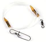 DARTS Sedal de fluorocarbono Heavy Secure Snap de 60 cm, 1,20 mm