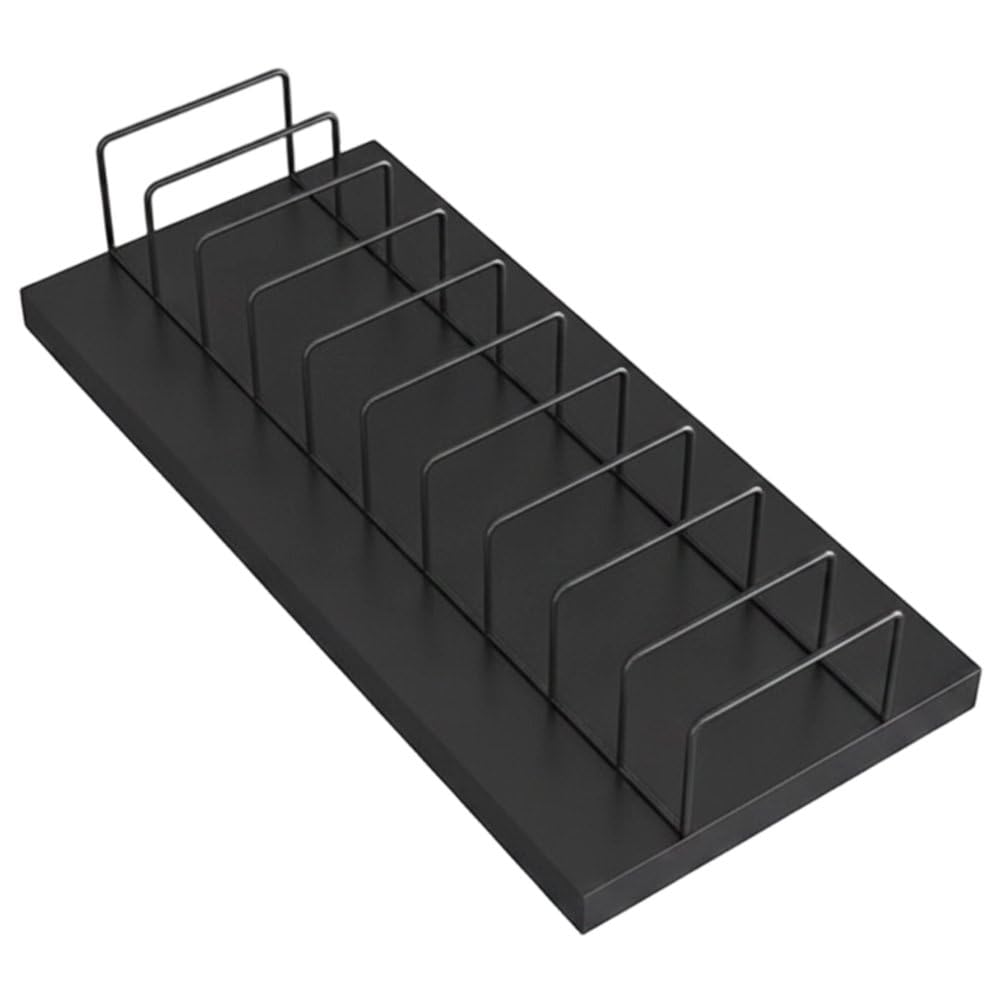 Ymxygz 10 Slots Tile Board Display Rack Tile Samples Organizer Display Stand Ceramic Sample Holder Stand for Vendors Retail Store