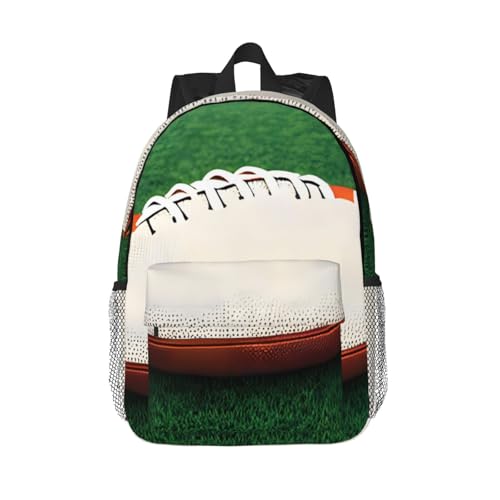 Bolsa de pelota de rugby blanca de 15 pulgadas con correa ajustable para el hombro