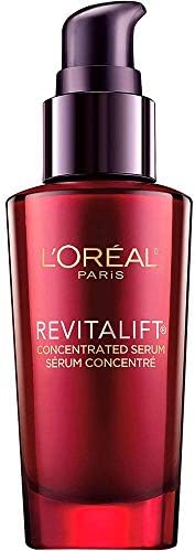 L'Oreal Paris Skincare Revitalift Triple Power Concentrated Face Serum Treatment with Hyaluronic Acid and Pro-Xylane, Hyaluronic Acid Serum, Anti-Aging Facial Serum to Repair Wrinkles, 1 oz