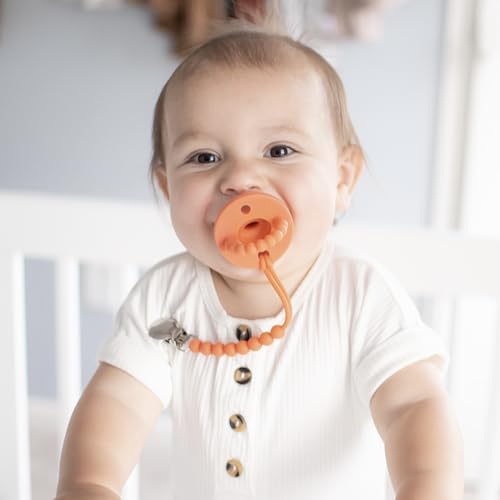 Image of Ryan & Rose Cutie PAT Pacifier Teether 10 Pack Assorted Colors (Canyon (Boy), Flat)