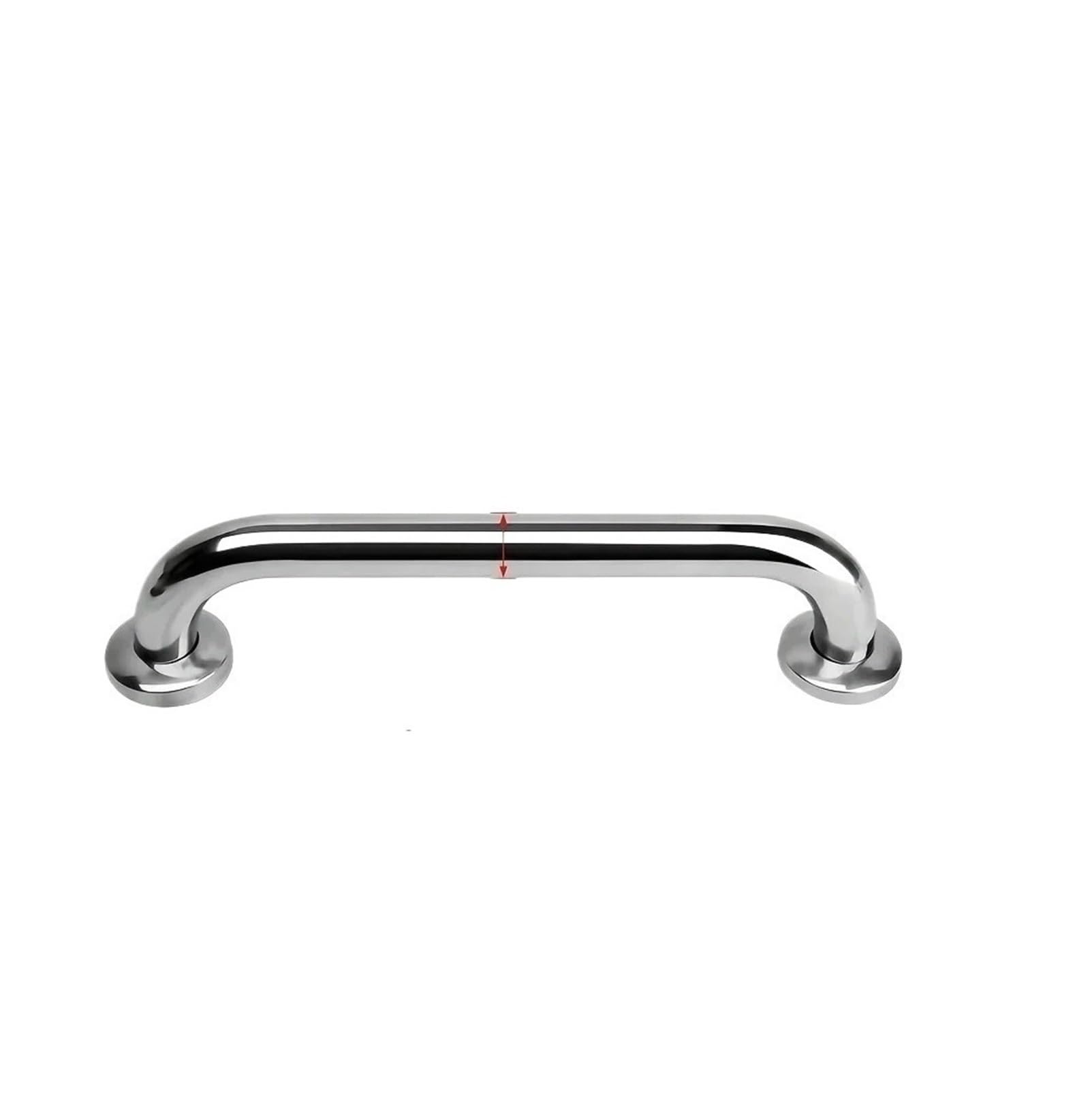 Maniglie Corrimano in Acciaio Inossidabile, Bagno accessibile, corrimano di Sicurezza per bagni, corrimano per bagni per Anziani disabili Barre di Sostegno Vasca(Silver-2pcs)