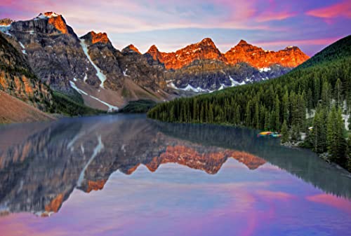 CHengQiSM Puzzles 1000 Pieces for Adults, Moraine Lake