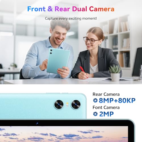 Image of Android Tablet, 10.1 Inch Android 15 Tablet,Octa-core, 12GB RAM 128GB ROM(Expandable to 1 TB), 800x1280 Resolution IPS Display,WiFi 6 & Bluetooth 5.0, Dual Speakers, 2MP+8MP,6000mAh, Blue