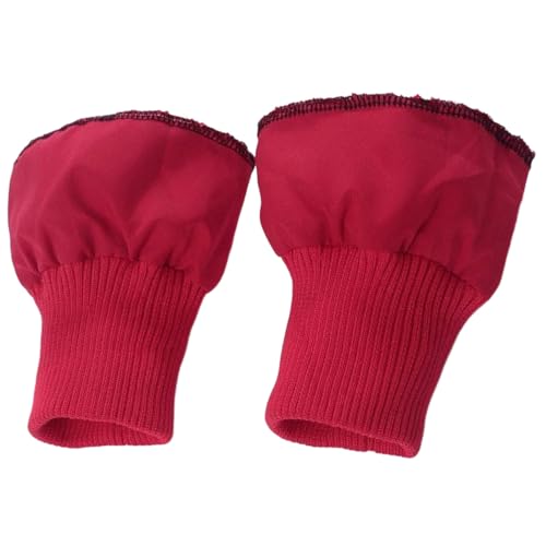 Kelisdi Puños elásticos de poliéster resistente al viento para aislamiento de prendas de plumón y accesorios de ropa, resistente al viento, manga acanalada, puño de poliéster para aislamiento de ropa