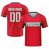 Custom fi+FA World for Cup 2026 National Soccer Jersey for Kids Youth Adult Personalized Flag Design Name Number ro+naldo me+SSI ney+mar Gift for Fans 03-Morocco Jerseys