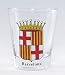 Barcelona Spain Coat Of Arms Shot Glass