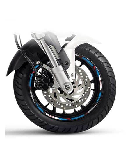 YUINYUP Calcomania Llanta Moto para B&enelli para TNT135 para TNT 135 para TNT125 2017-2020 2021 2022 Calcomanía Motocicleta Raya Decorativa Pegatinas Llanta