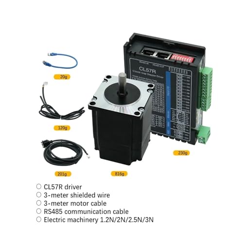 Moteur pas à pas hybride Nema 23 boucle fermée RS485 en série 2Nm - 4