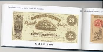 Paperback Confederate Money Values Book