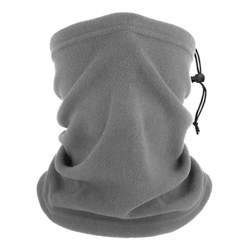 WLLHYF Cache Cou D'hiver Cache-Cou En Polaire Coupe-Vent Pour L'hiver Le Ski Le Snowboard La Course À Pied Le Cyclisme Gris Clair Taille Unique