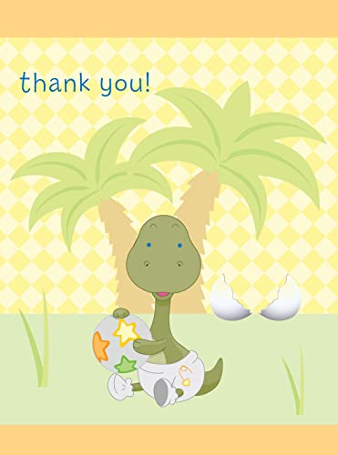 Stonehouse Collection Baby Dinosaur Thank You Note Card - Usa Made - 10 Boxed Kids Note Cards & Envelopes (Dinosaur) #TOP2
