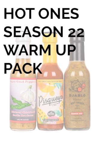 Hot Ones Season 22 Warmup Pack Lineup, Mild Flavor Hot Sauce Variety Pack Made With Natural Ingredients: Blistered Shishito & Garlic, Spicy Sweet Passion Fruit, Power Jab, Perfect For Superfans & Mini Wing Challenge, 5 fl oz Bottles (3-Pack) - Thumbnail 2