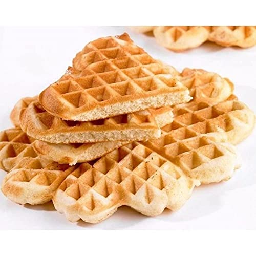 Forma De Silicone Antiaderente Waffles Crocante Gofre Belga