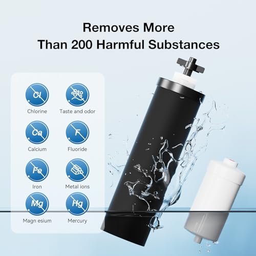 Joypur Gravity Water Filter Replacement for Berlkey BB9-2 Black Filters & PF-2 Fluoride Filters, 7-Stage Filtration, NSF 42 & 372 Certified, 4 Pack (2 Black, 2 Fluoride) by joypur - Used condition - Image 4