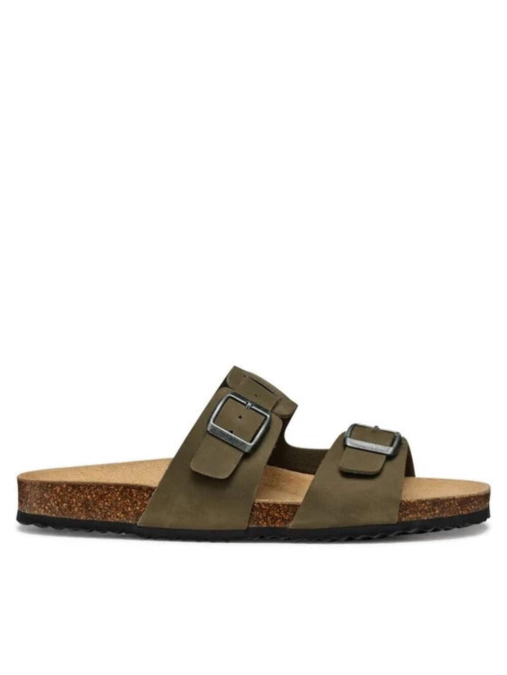 Geox Men's U SANDAL GHITA B Slide, Military, 10 UK