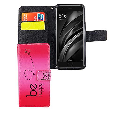 Etui Xiaomi Mi 6 housse pliante rose smartphone protection