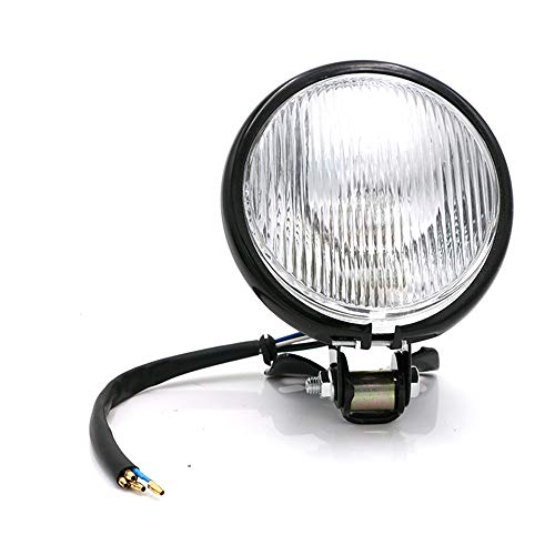 DUILU Faro a LED per moto rotondo universale Faro